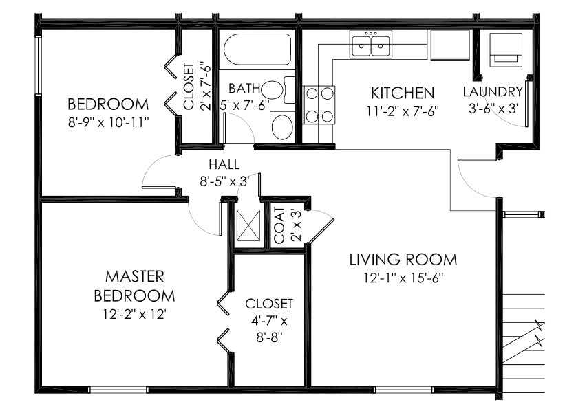 Floor Plans of Eastwood of Ames in Ames, IA